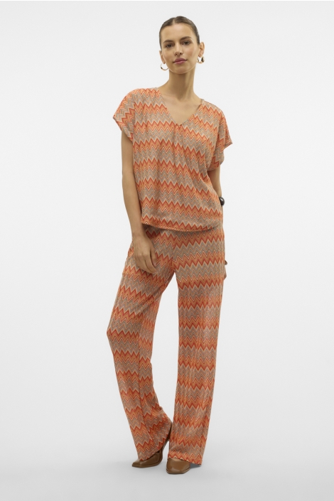 Vero Moda vmdicte ss v-neck top jrs ga vo